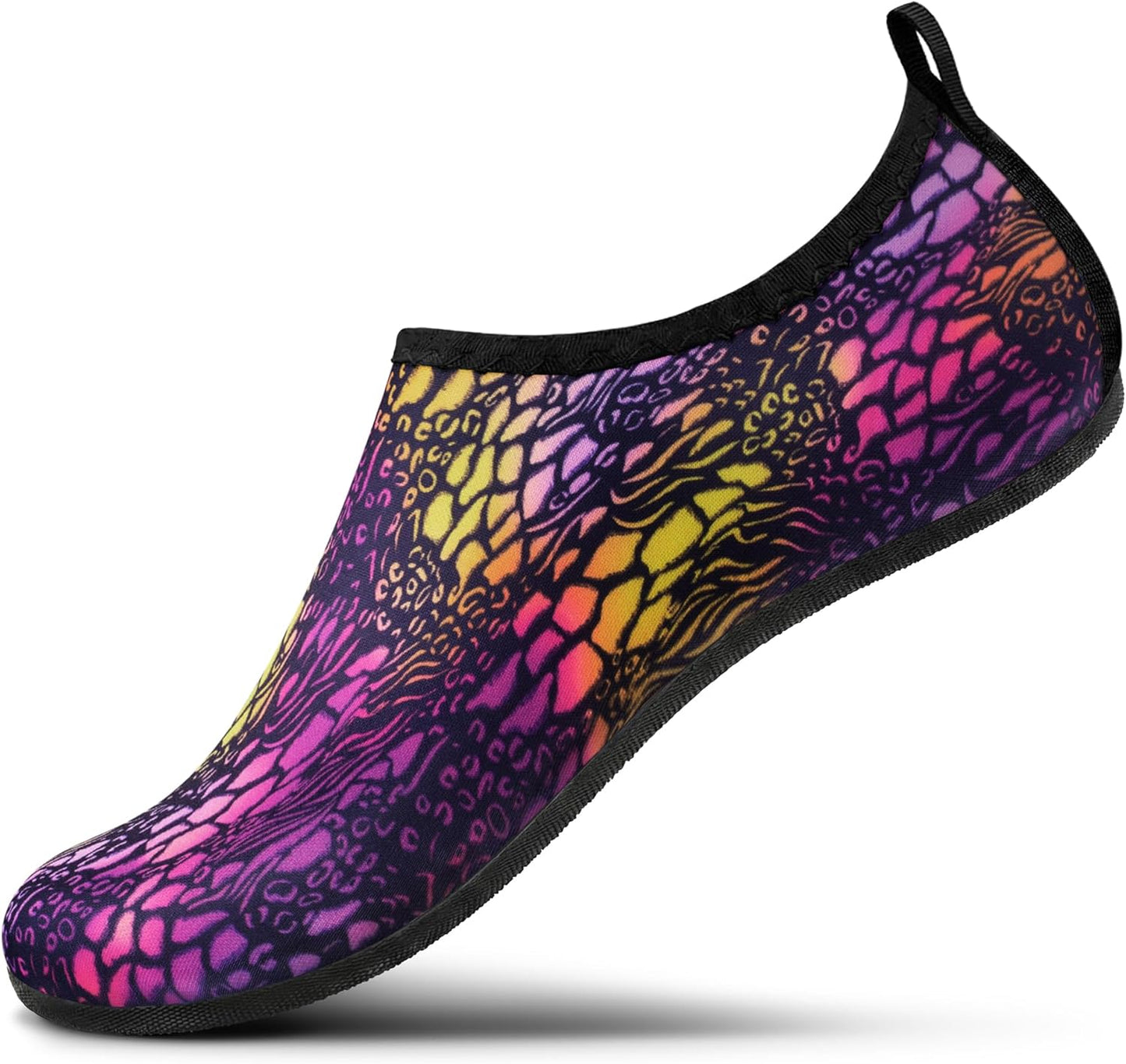 Water Shoes for Men & Women - Quick-Dry Aqua Socks with Non-Slip Design for Beach, Swim & River | Black