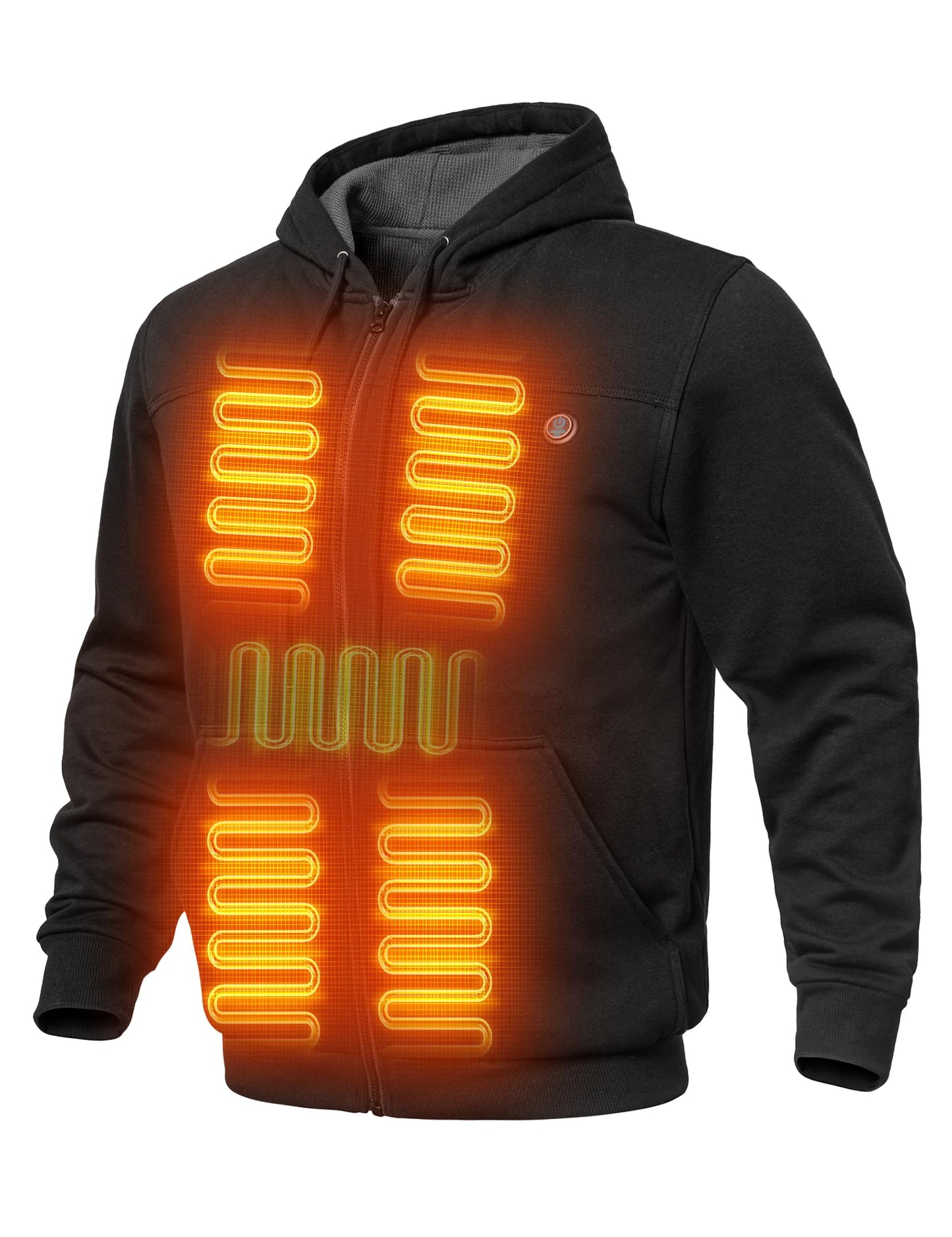 ANTARCTICA GEAR Heated Hoodie Sweater for Men Women, with 12V Battery Pack, Heated Sweatshirt Work Jacket