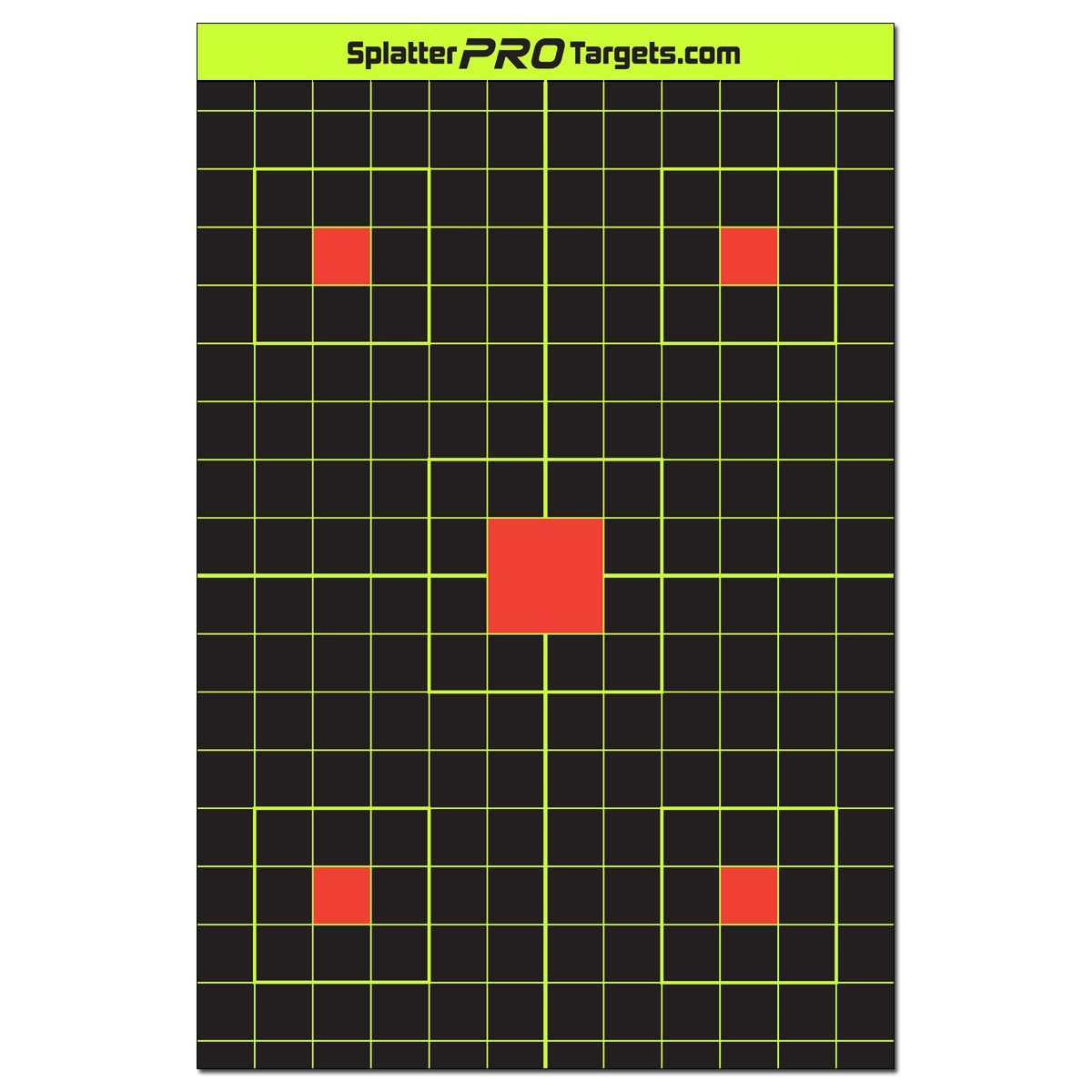 12x18 Splatter Targets. Shots Burst with a Bright Splatter Upon Impact. Instantly See Your Shots. (10)