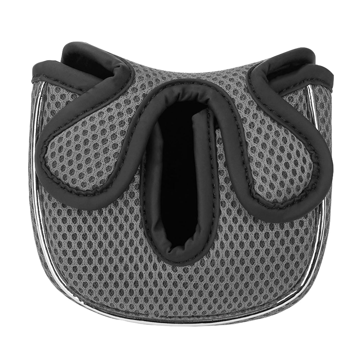 Andux Putter Cover Golf Putter Head Covers for Low Center Shaft Putter MT/TG23, Square Gray