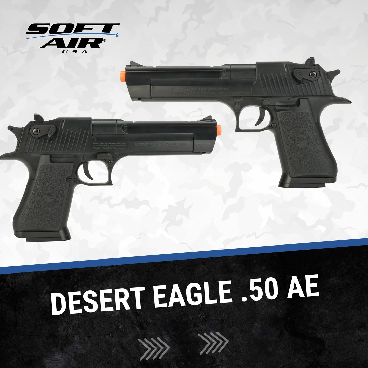 Desert Eagle 50Ae Spring Pistol, Black- ClamSpring Pistols, 200-260 FPS