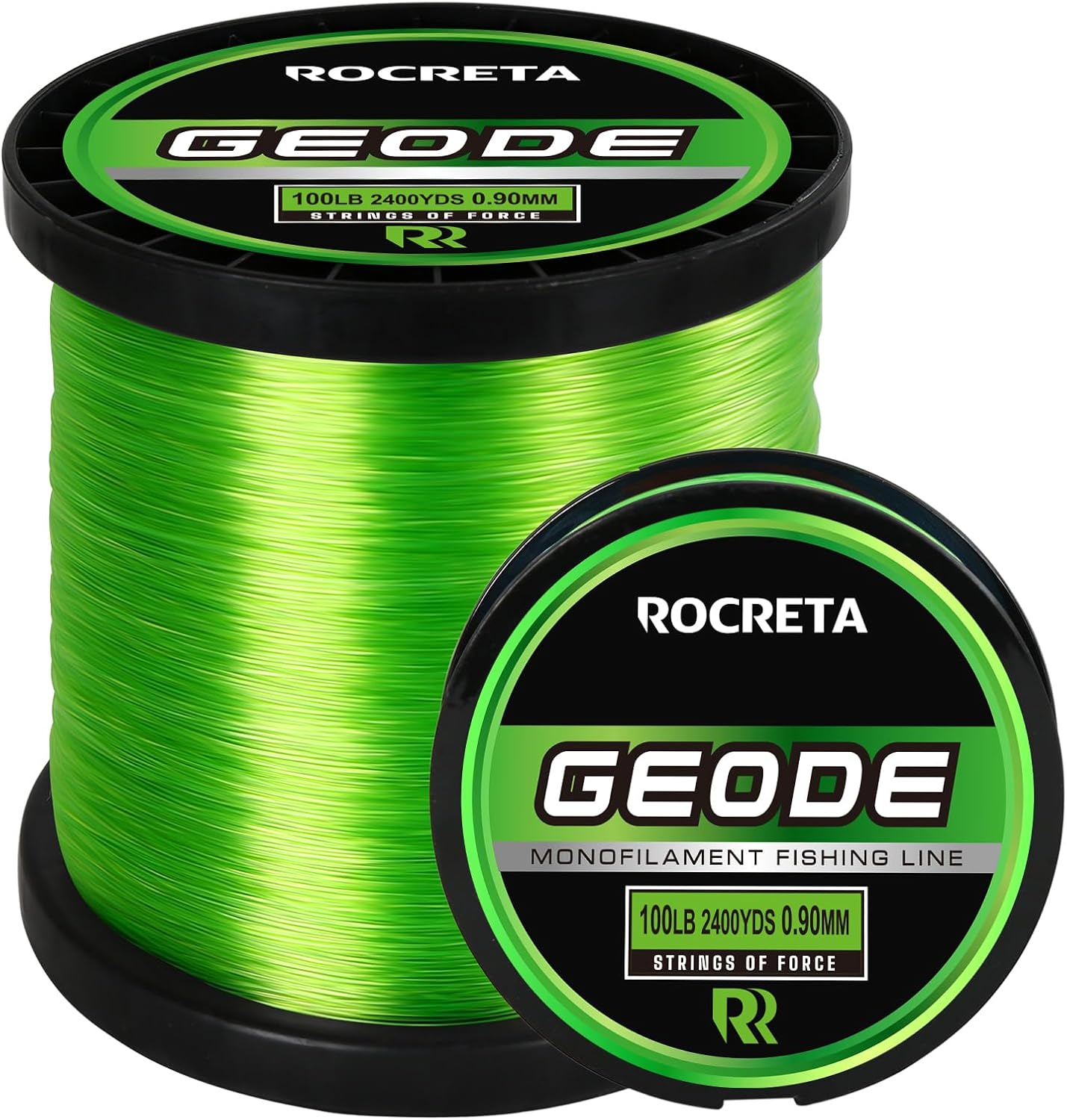 Monofilament Fishing Line - Premium Nylon Fishing Line 3-100lb | Superior Freshwater & Saltwater Leader 500/1200/2400 Yds