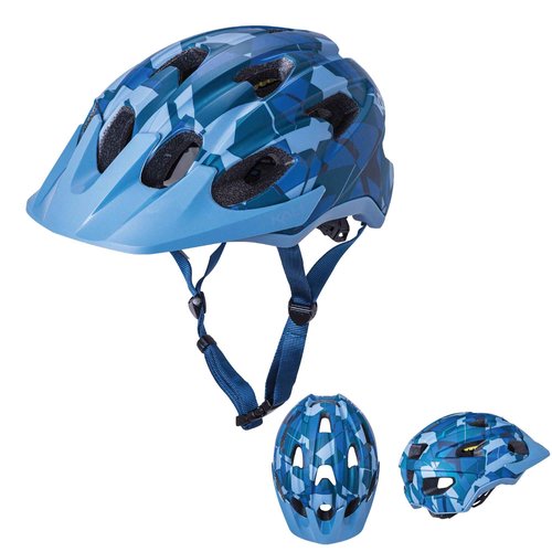 Kali Protectives Pace Camo Adult Off-Road BMX Cycling Helmet - Matte Thunder/Large/X-Large