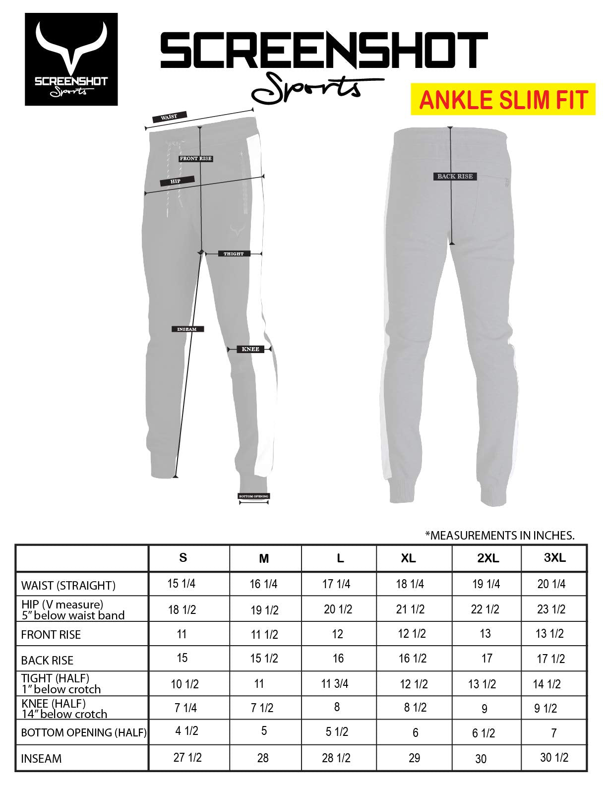 Screenshot Sports-A4050 Mens Premium Spandex Stretch Lightweight Tech Fleece Pants - Athletic Jogger Fitness Workout Gym Zipper Pockets Sweatpants-Royal-Medium