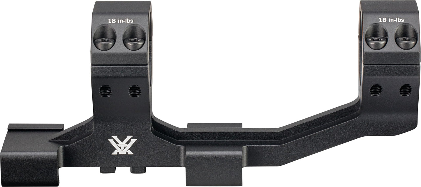 Vortex Sport Cant 30mm 1.5" Scope Mount, 6061 Aluminum, Pick, 2" Offset, Torx T-25, 5.39 oz (SCM-30-150)