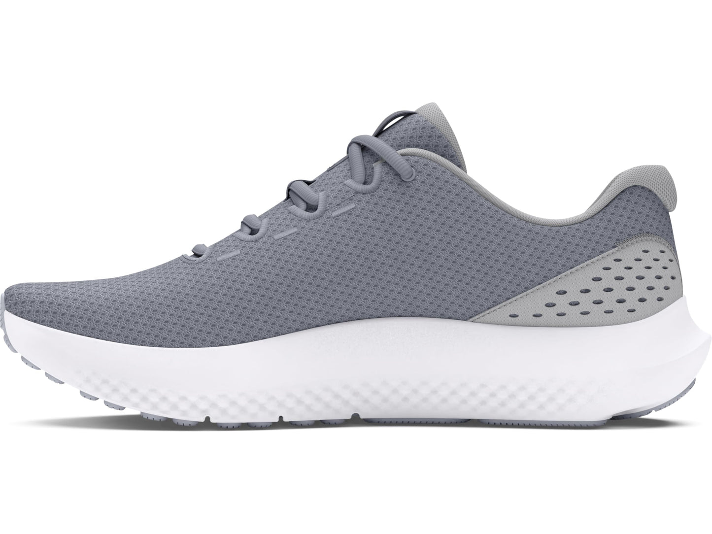Under Armour Men's Charged Surge 4, (101) Steel/Mod Gray/White, 12.5, US