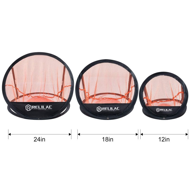 RELILAC Pop Up Golf Chipping Practice Net Set - Indoor/Outdoor Golfing Target Accessories for Golf Practice - Improve Your Short Game - Gifts for Men, Dad, Mom, Husband, Women, Kid, Golfers