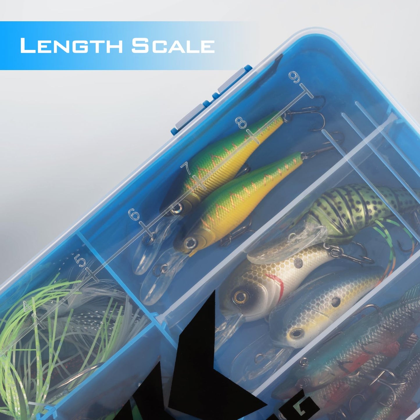 KastKing Bait Vault Camouflage Tackle Box, Plastic Fishing Tackle Box Storage Organizer with Removable Dividers, 4 Packs Tackle Trays Terminal Tackle Storage, Right Angle Lure Boxes