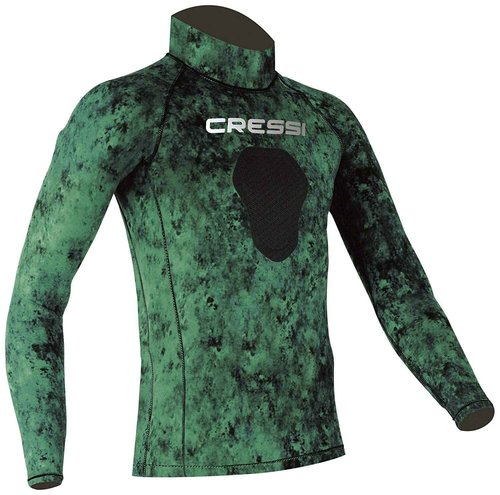 Cressi Hunter Rash Guard, camo green, XL
