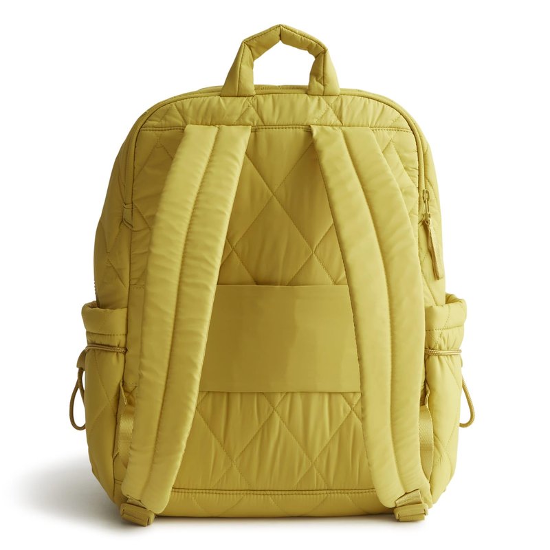 Vera Bradley Women's Featherweight Large Bancroft Backpack, Golden Olive, One Size