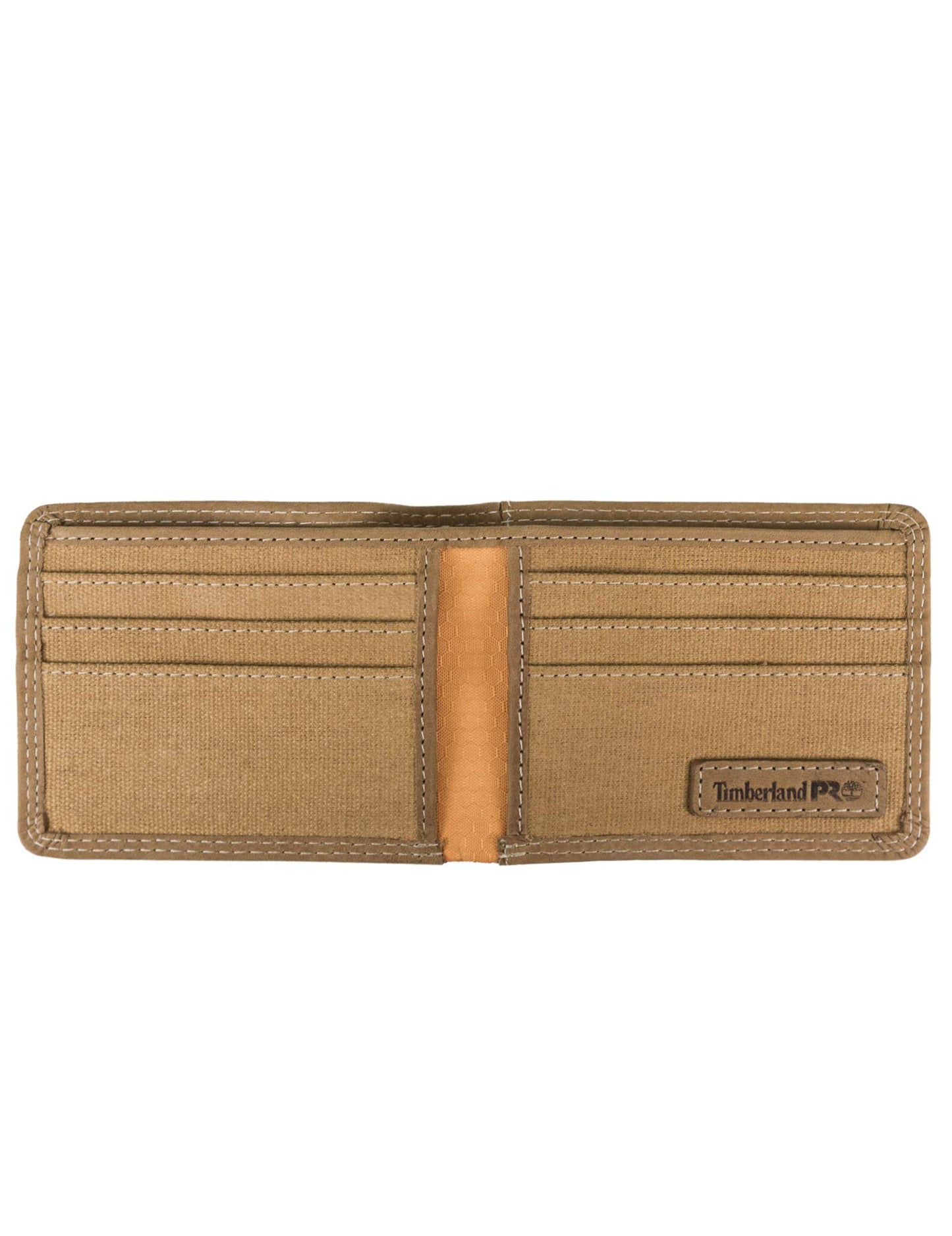 Timberland PRO Men's Slim Leather RFID Bifold Wallet with Back ID Window, Wheat/Pullman, One Size