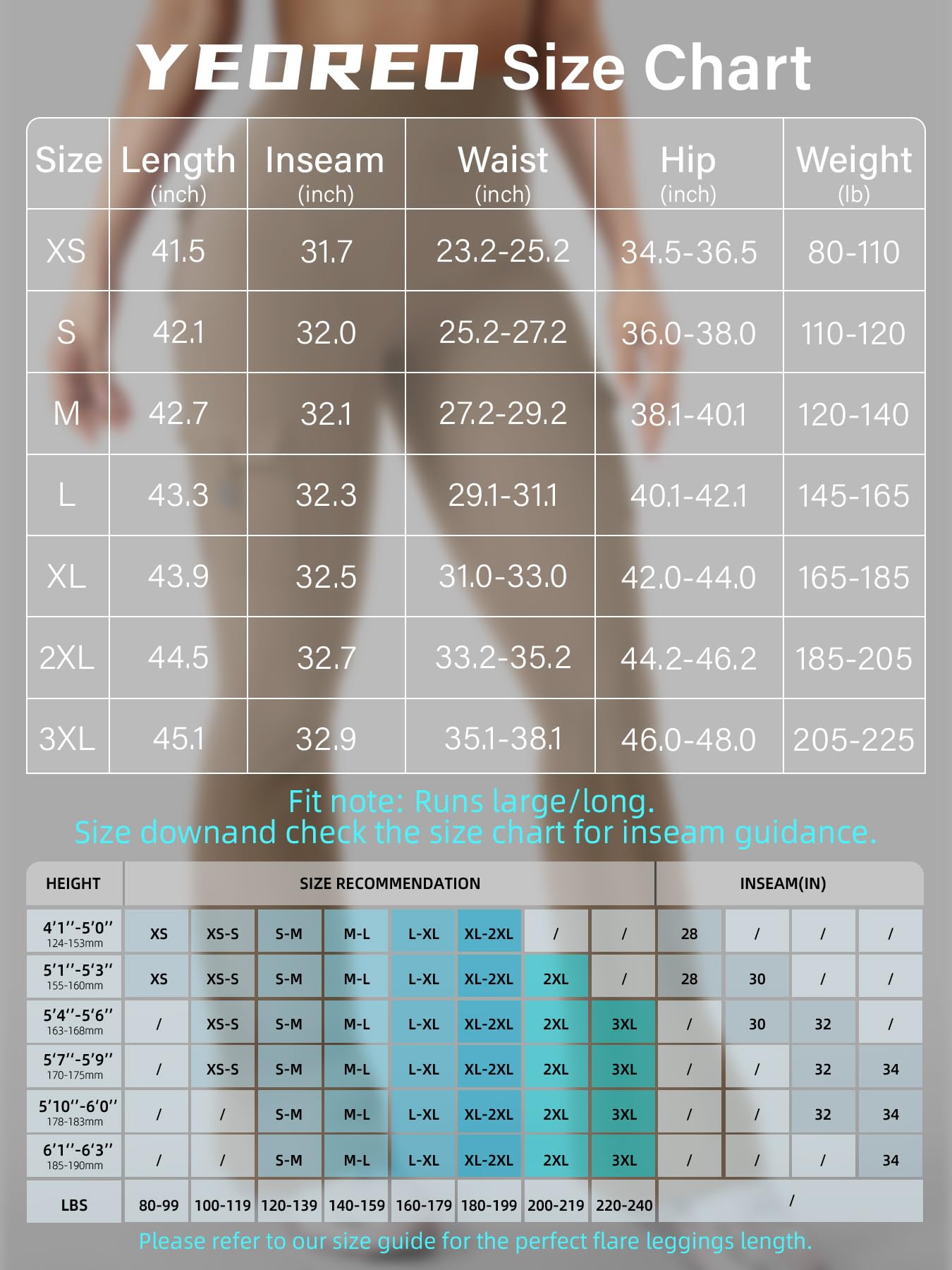YEOREO CoreFlex Women Workout Flare Leggings with Pockets Hidden Scrunch High Waisted Cargo Gym Yoga Leggings Light Brown M