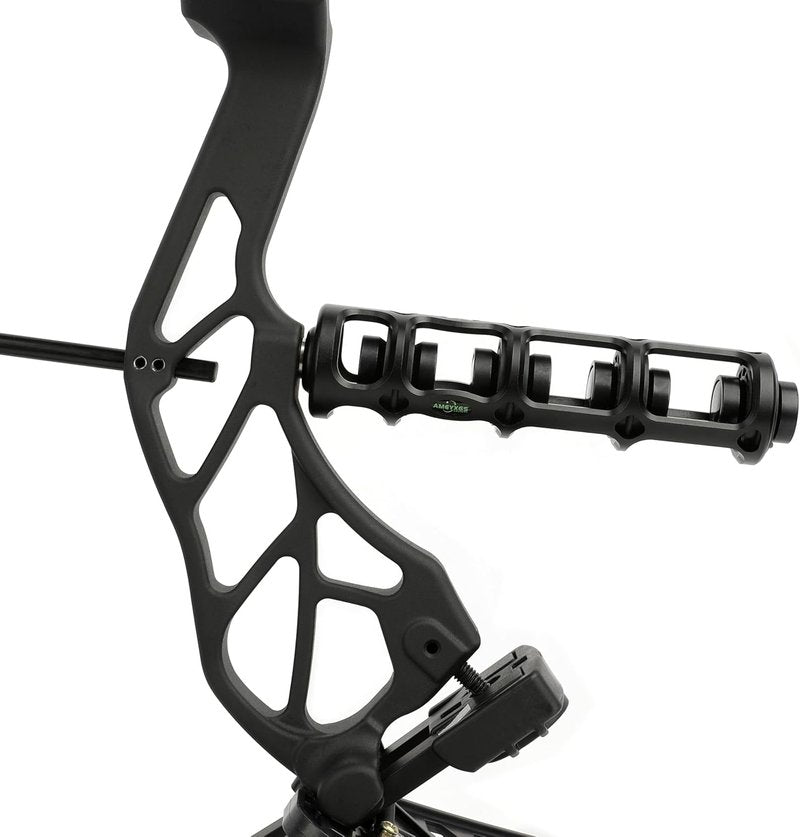 Archery Bow Stabilizer - 7 Inch Aluminum Alloy Vibration Damper | CNC Machined Compound Bow Accessory