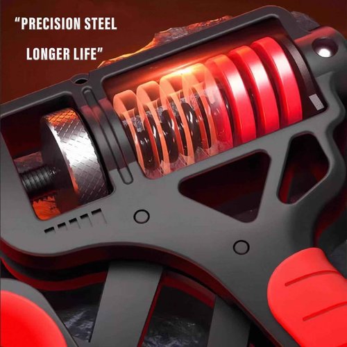 Captain Grip Strength Tester and Trainer Set – Electronic Hand Dynamometer (400lbs/180kg) & Adjustable Resistance Grip，Electronic Counting Grip