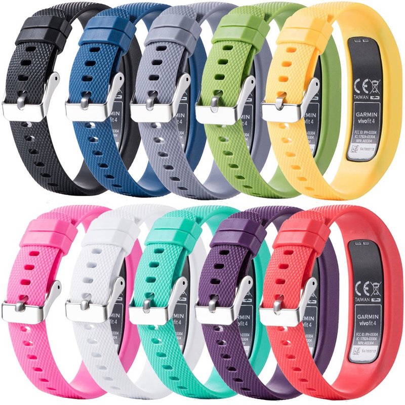 Band for Garmin Vivofit 4, Soft Silicone Replacement Watch Band Strap for Garmin Vivofit 4 Activity Tracker