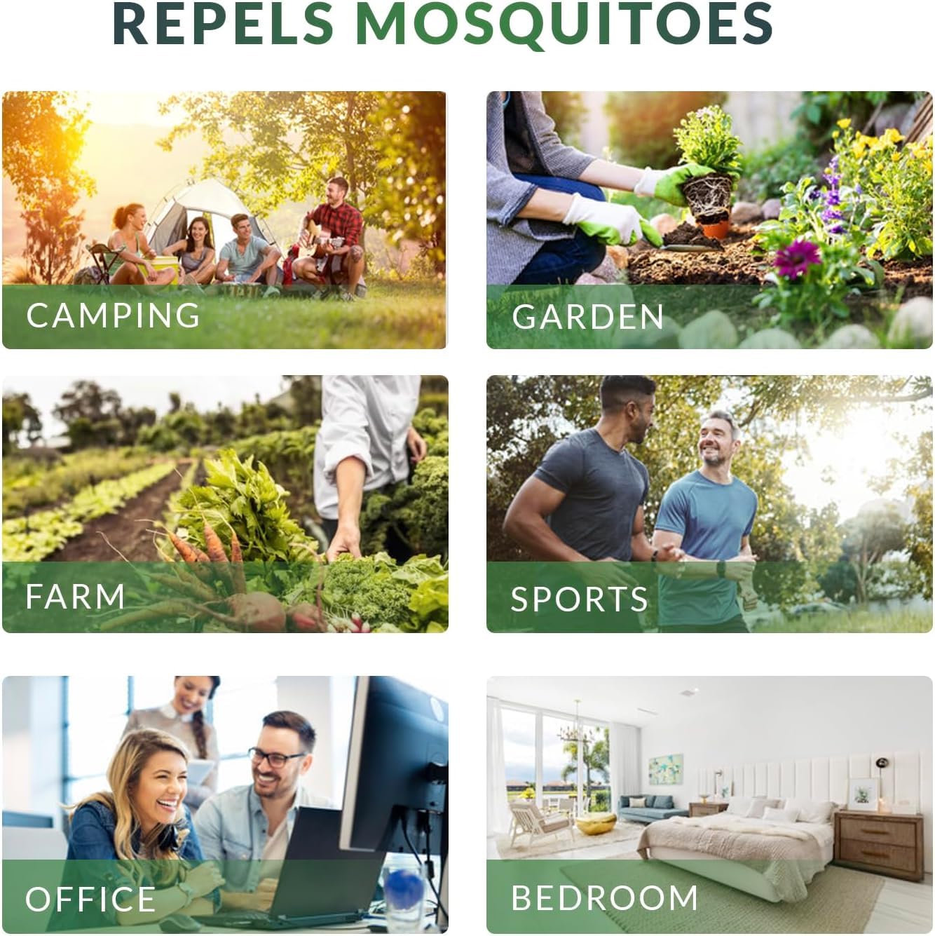 Mosquito Repellent Spray: Travel Size Mosquito Repellent Spray for Body - DEET-Free - Plant-Based Mosquito Spray Outdoor Indoor Use for Camping Travel Backyard - Against Mosquitoes - 2 Count