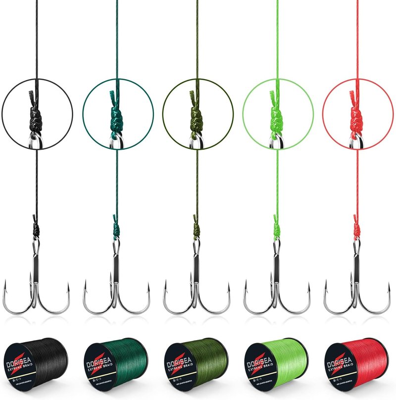 Extreme Braid 100% PE Black Braided Fishing Line - Zero Stretch, 6-550Lb Test, 109-2187 Yards