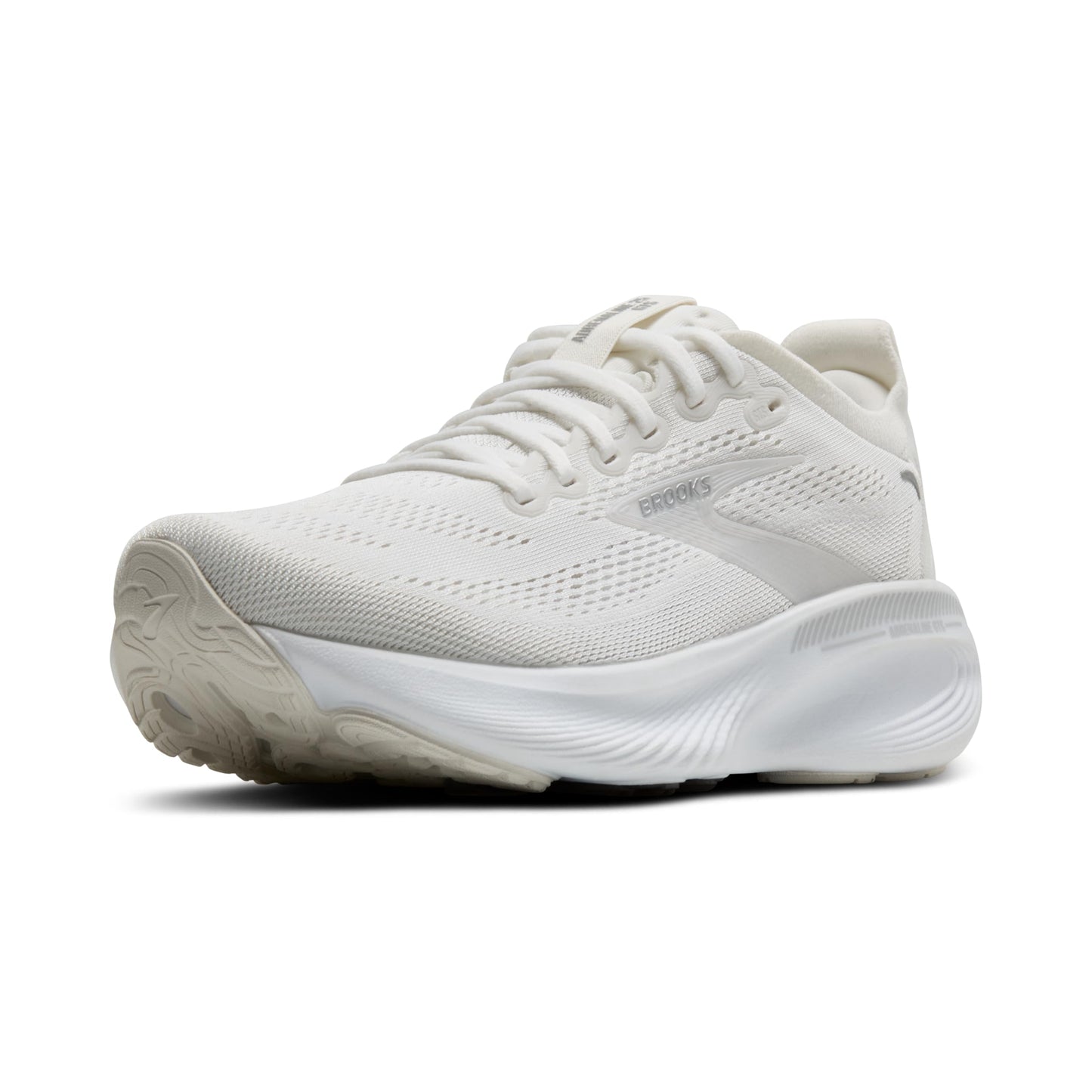 Brooks Women’s Adrenaline GTS 25 Supportive Running & Walking Shoe - White/White/Silver - 12 Wide
