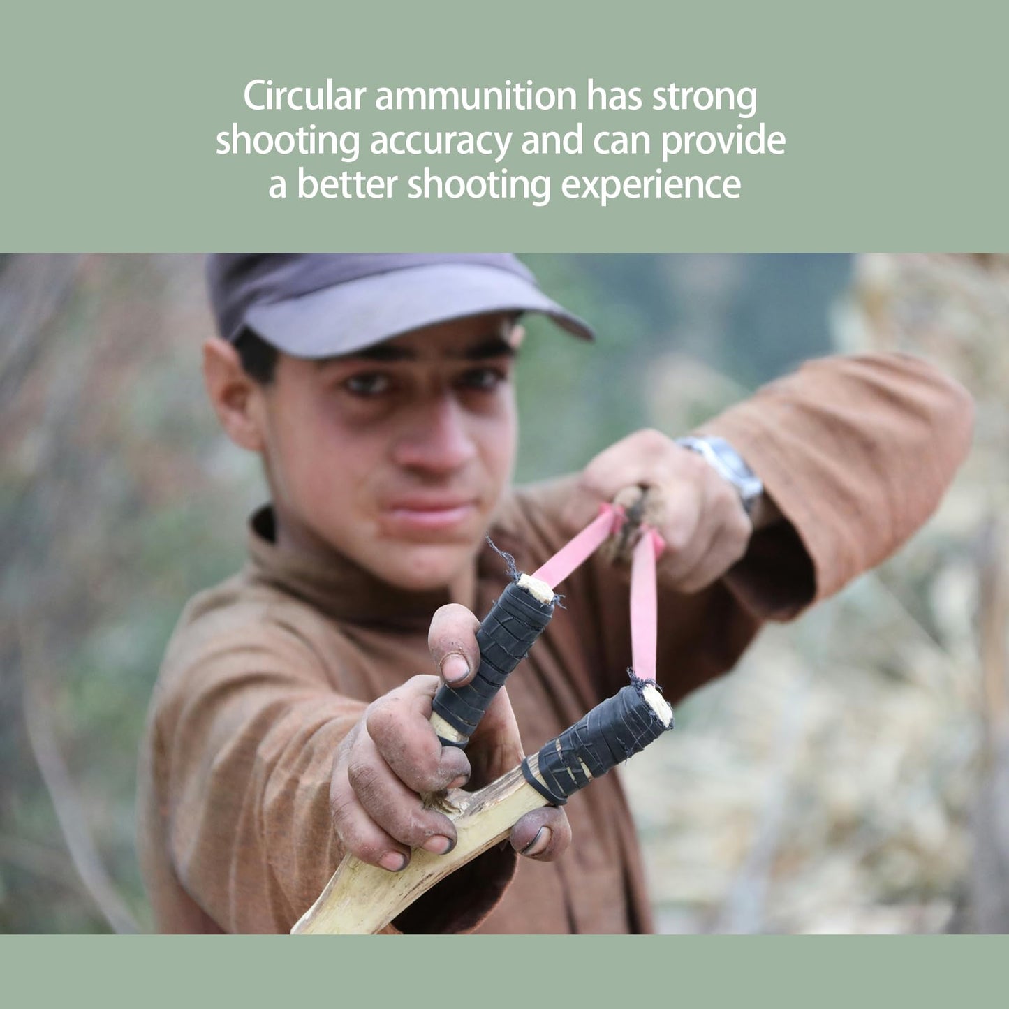 Windflo 2500 Pcs Clay Slingshot Ammo, 3/8Inch Hunting and Target Practice, Sling Shot Ammo is Biodegradable (2500)