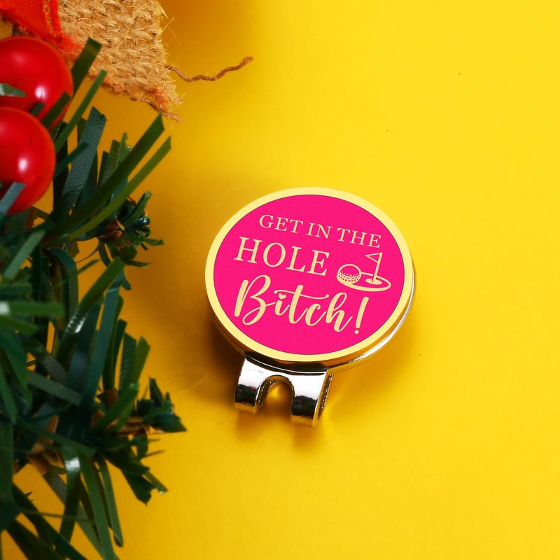 Funny Golf Women's Ball Marker Hat Clip, Womens Funny Golf Accessories, Funny Golf Ball Marker, Golf Party Accessories, Christmas Stocking Stuffer Gifts for Girlfriend, Valentines Day Gifts for Women