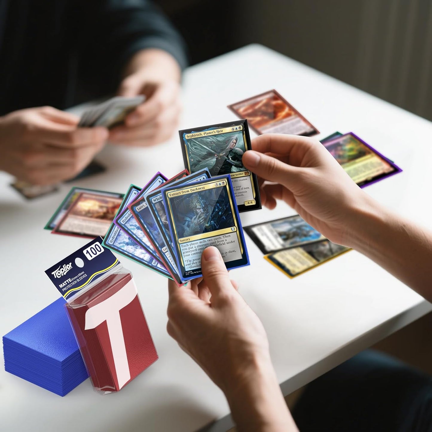 Matte Card Sleeves - 600ct Premium Protectors for Trading Cards | Soft Touch Finish for Smooth Shuffling