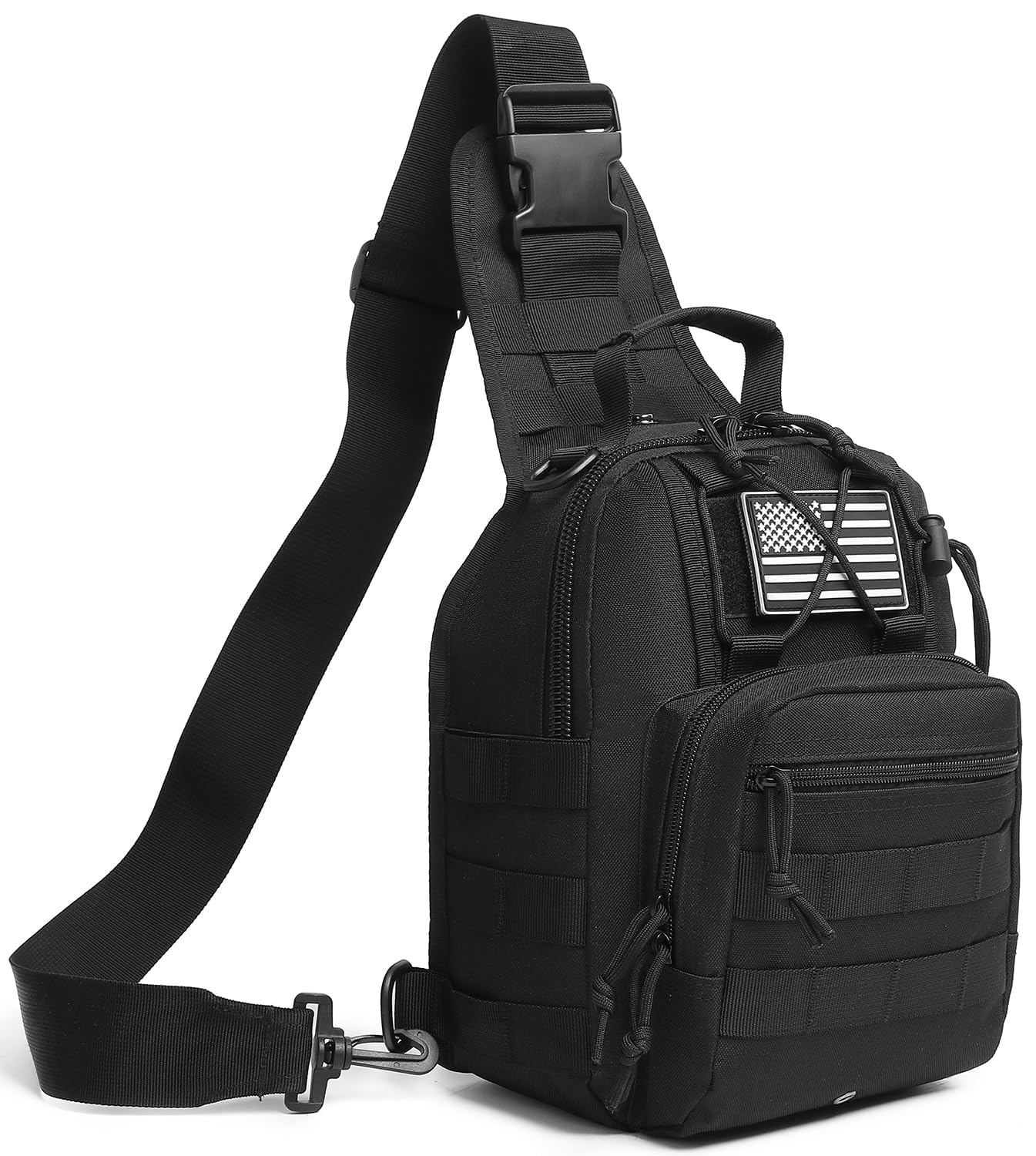 ATBP Small Tactical Sling Bag For Men With Holster Military EDC Shoulder Bag CCW Crossbody Bag 7 Liters