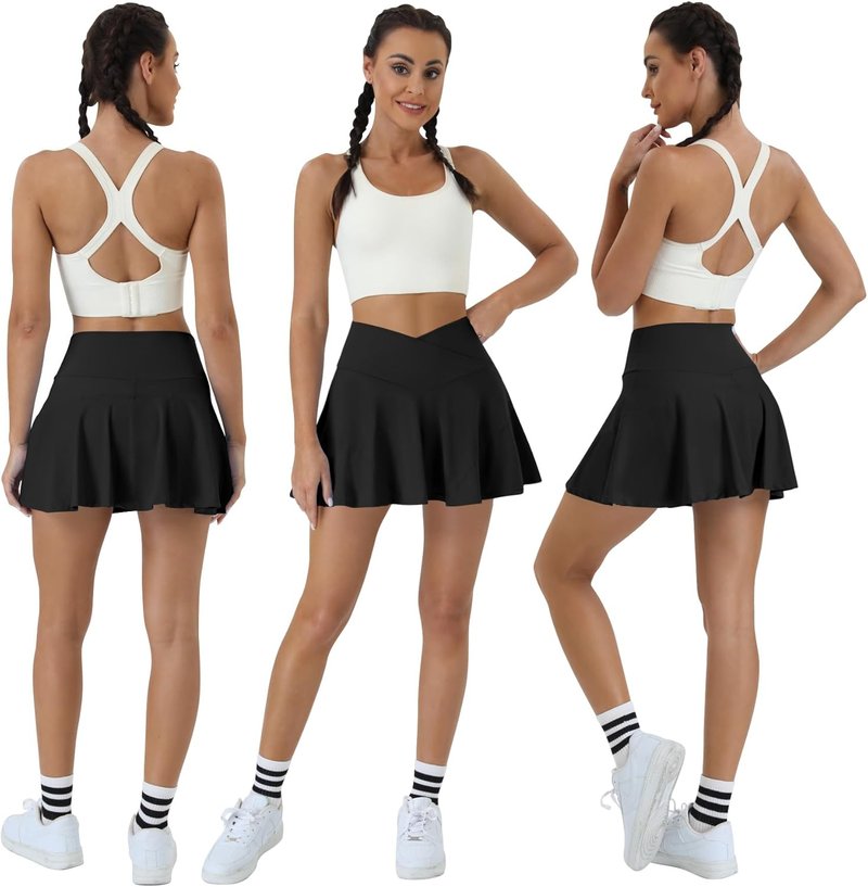 Tennis Skirt for Women - High Waisted Golf Skirts with Pockets | Athletic Pleated Design