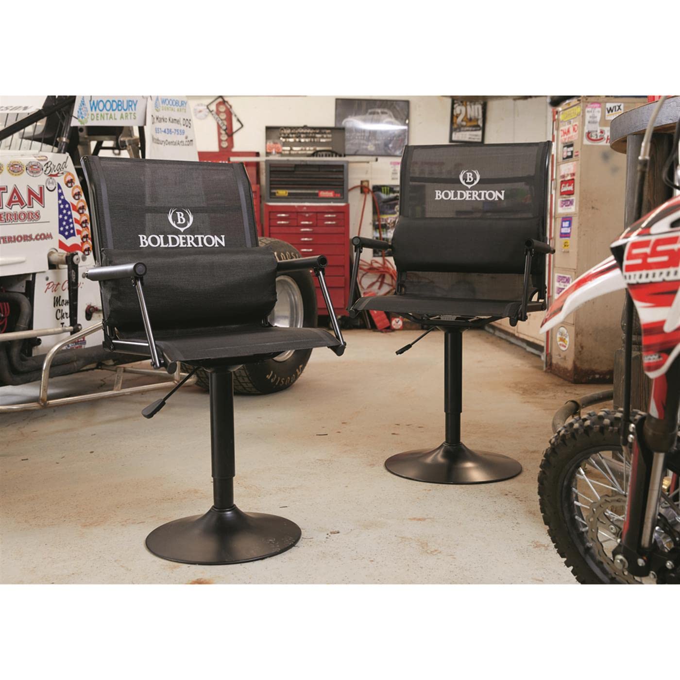 Bolderton XL Swivel Tower Hunting Blind Chair, Swivel Hunting Chair for Deer Stand