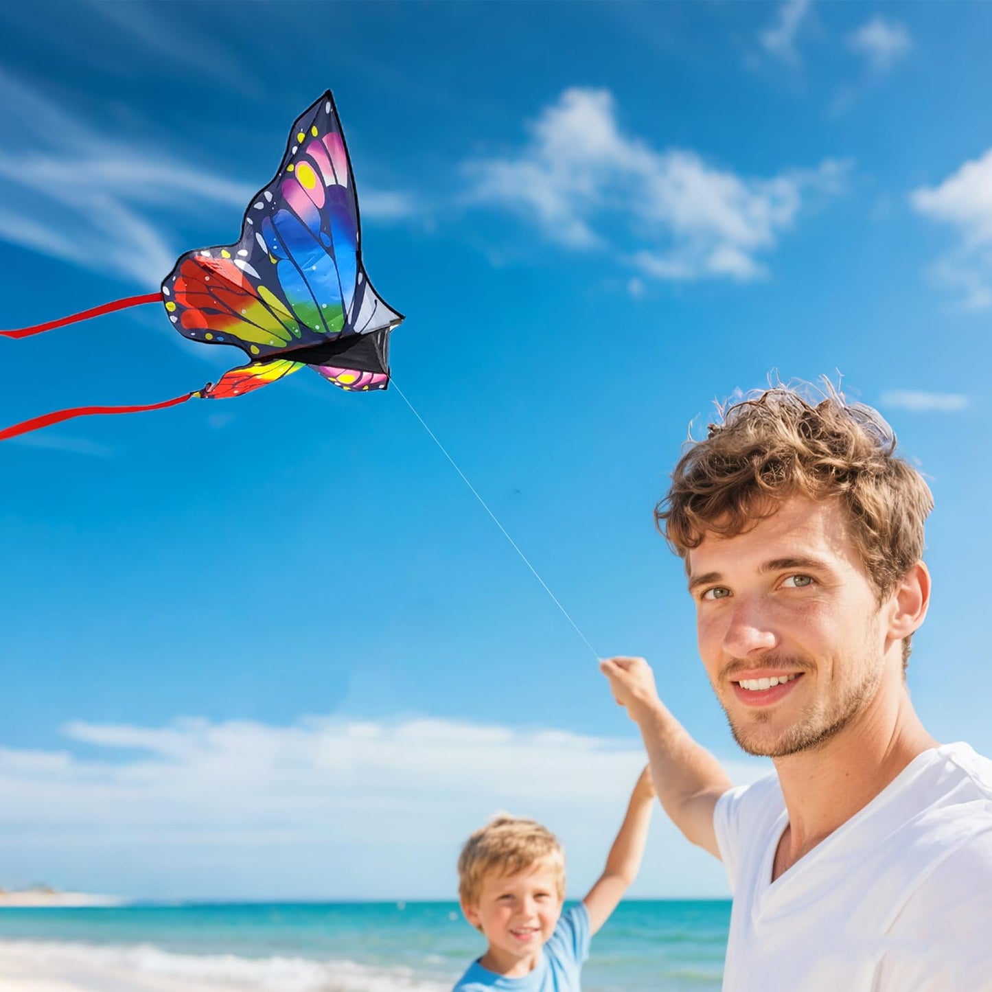 3 Pack Kite Set for Adults, Easy to Fly Beach Kites for Kids Ages 4-12