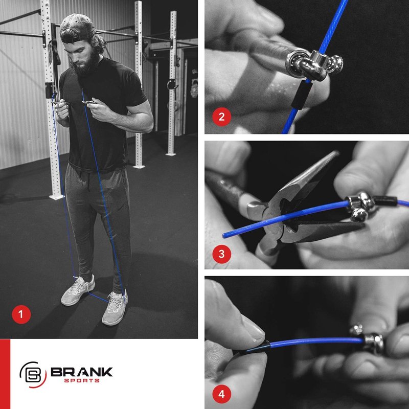 Speed Rope Set - 3 Steel Cables for CrossFit & Fitness | Ideal for Boxing & Double Unders | Unbreakable Handles