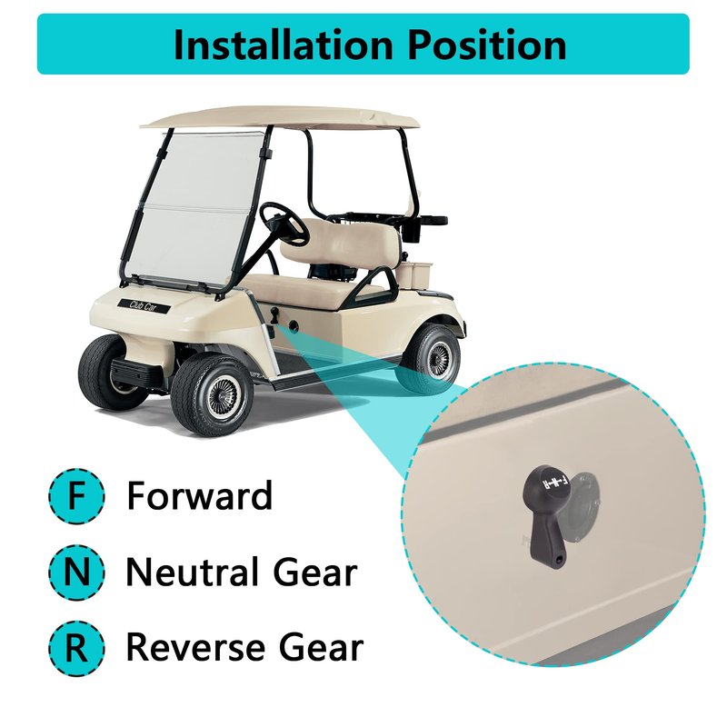 10L0L Golf Cart 48V Forward and Reverse Switch Handle Replacement for Club Car DS & Precedent 1985-up & 2018-up Tempo Gas or Electric Models OEM# 1012987 1013198