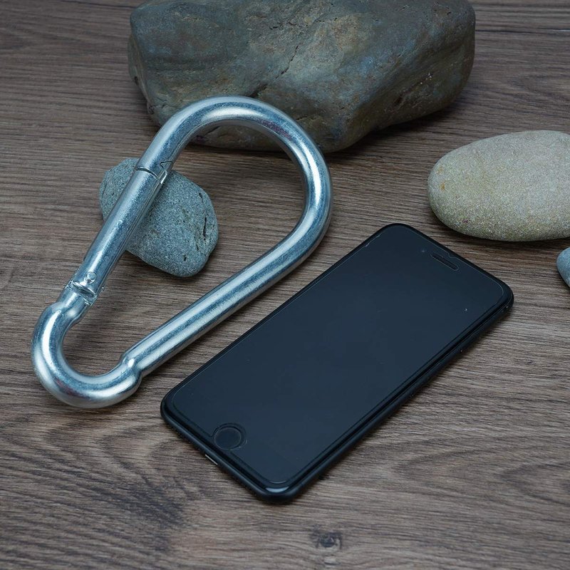 Big Carabiner Clip Heavy Duty Spring Snap Hook 6.3 Inch Steel Clip Link M1313x160mm