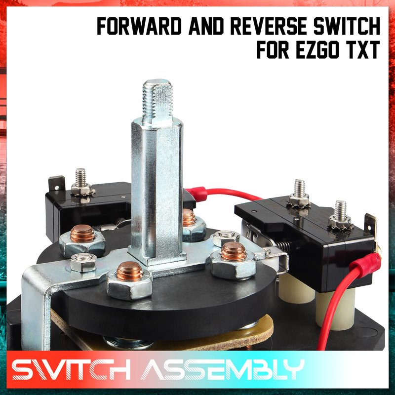 Goanyere EZGO TXT Forward and Reverse Switch Assembly, Golf Cart Forward and Reverse Switch for 1994-UP Electric EZGO TXT, OEM# 70578-G01