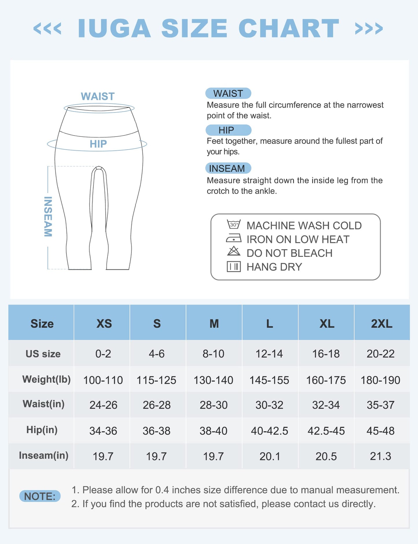 IUGA High Waist Yoga Pants with Pockets, Leggings for Women Tummy Control, Workout Leggings for Women 4 Way Stretch