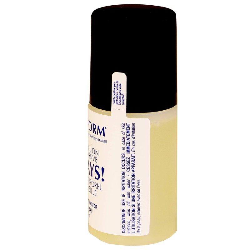 Truform Roll-on body adhesive, prevents stocking rolling or falling down, 2 fl. Ounce ., made in usa