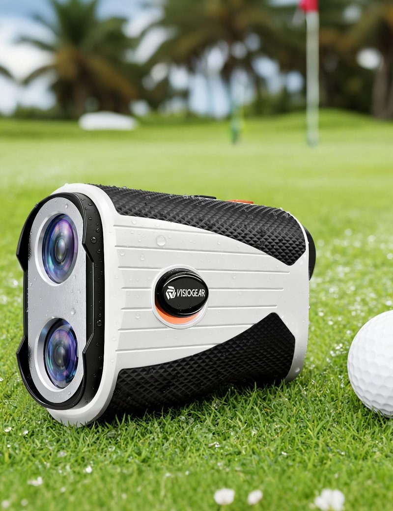 Zapdos Golf Rangefinder with Slope, 1200 Yards Laser Range Finder for Golfer, 7X Magnification Flag Pole Locking Vibration Rechargeable Range Finders Golf Accessories for Men, White
