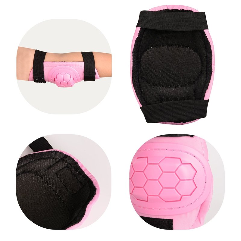 TXJ Sports Elbow and Knee Pads Kids with Wrist Guards Protective Gear for Skateboard Roller Skating Biking Skating Inline Skates Longboarding Derby Riding Scooter