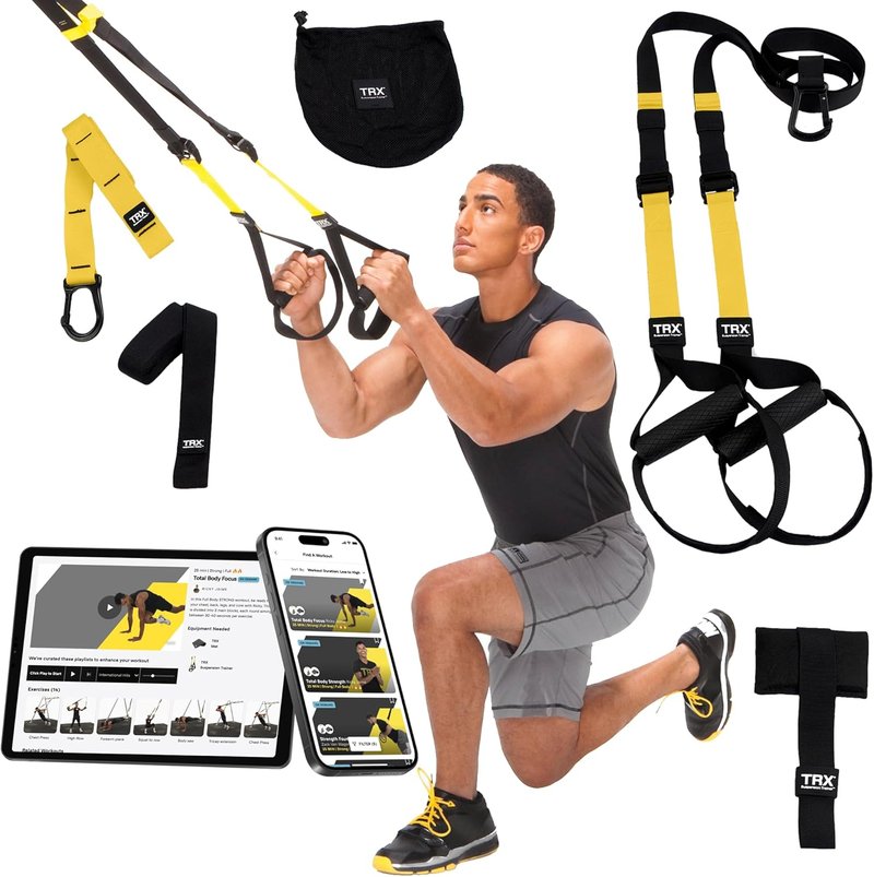 TRX Pro3 Home Gym System - Professional Suspension Trainer for Strength Training & HIIT | Durable Indoor & Outdoor Use
