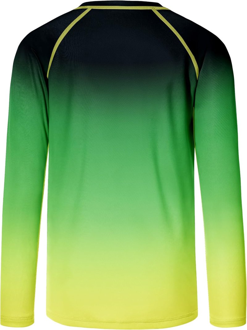 Boys UPF 50+ Swim Shirt - Long Sleeve UV Sun Protection Rash Guard | Youth SPF Water Shirt for Beach & Surf