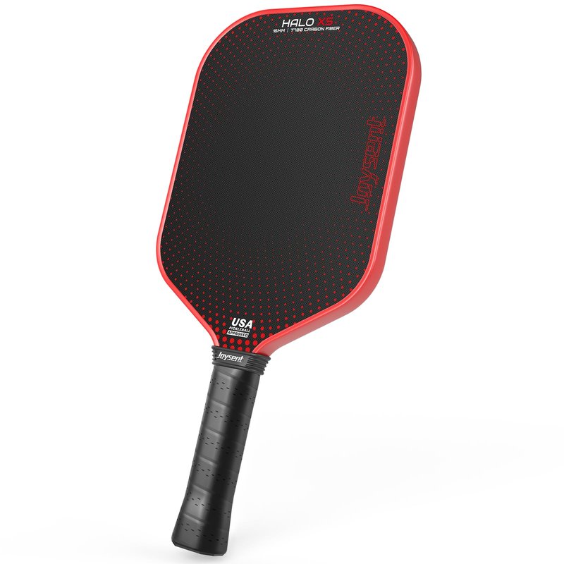Joysent Pickleball Paddles Set, USAPA Approved T700 Carbon Fiber Pickleball Set with Beginner Pickleball Paddle, 16mm Core Power Pickleball Racket for Men Women Adults, Halo X5