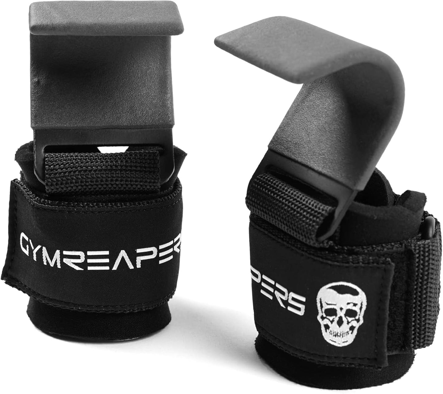 Weight Lifting Hooks - Heavy Duty Power Wrist Straps for Deadlifts & Pull-Ups | Gym Gloves for Men & Women