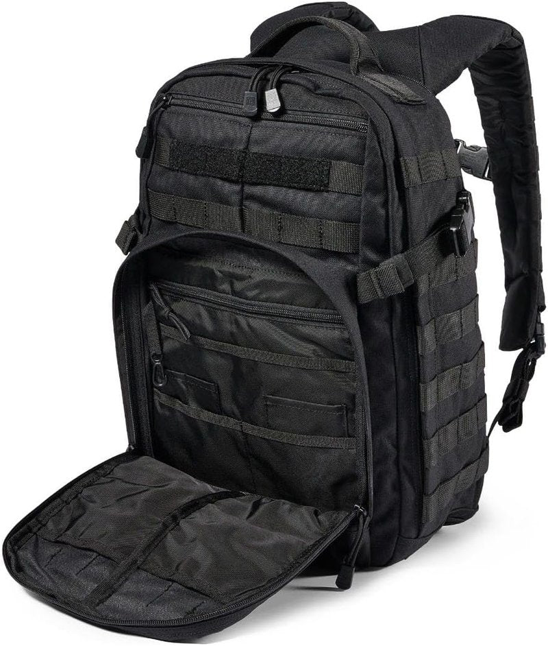 5.11 Tactical Backpack - RUSH 12 2.0 Military Molle Bag with Laptop Compartment | 24L Capacity