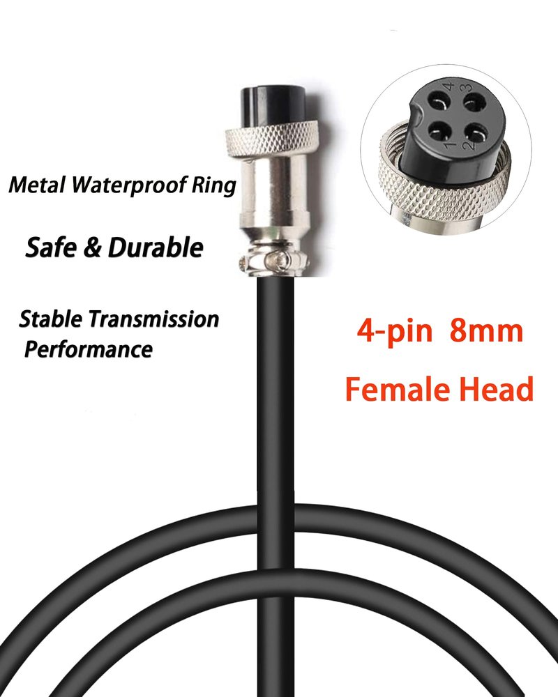 Suptopone Electric Scooter Charger 4 Prong for Ninebot S/S-MAX/Mini PRO/Mini lite, 63V 2A 4-Pin Connector Battery Charger Replacement Accessories with Ninebot by Segway Go Kart