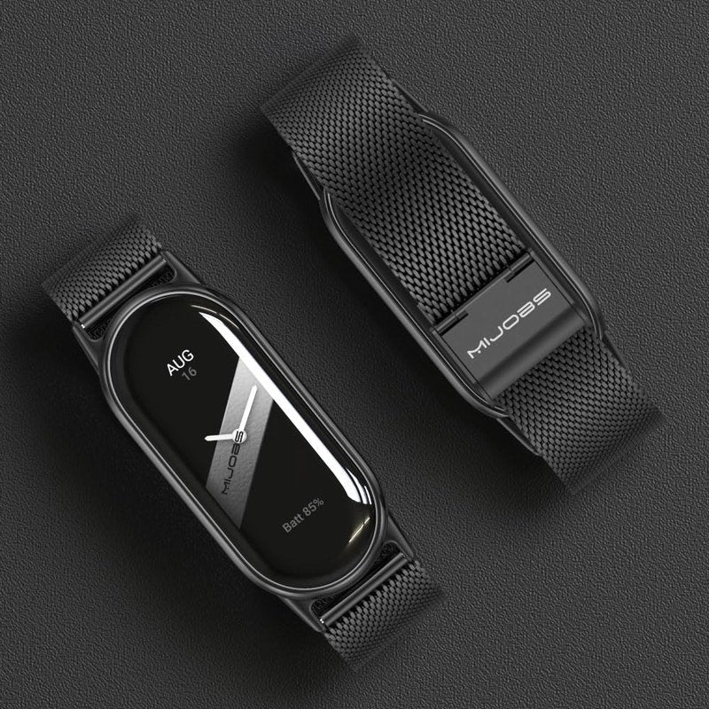 MIJOBS Strap for Xiaomi Mi Band 10/9/8 Breathable Replacement Strap for Mi Fit Band 9 SmartWatch Straps Wristband Bracelet for Women Men