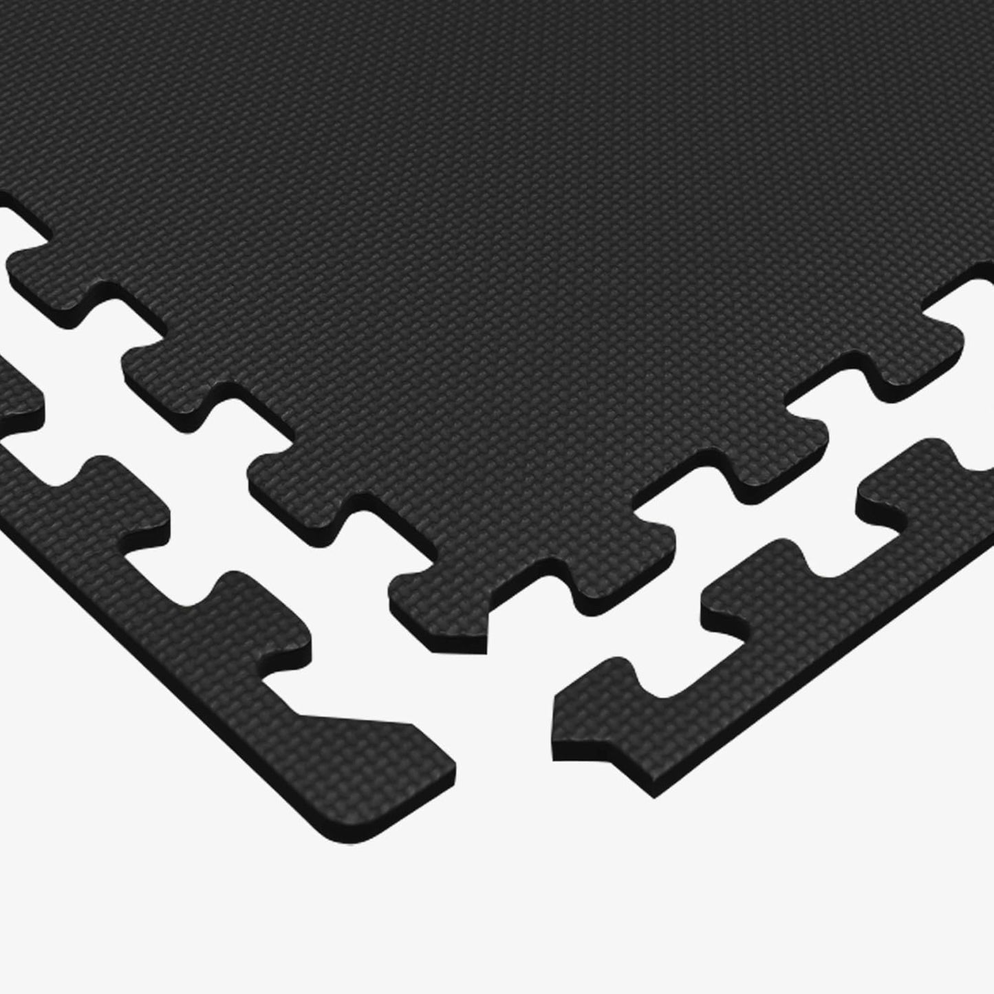 EVA Foam Exercise Floor Mat - 3/8" Thick Interlocking Tiles for Home & Gym | Anti-Fatigue Design