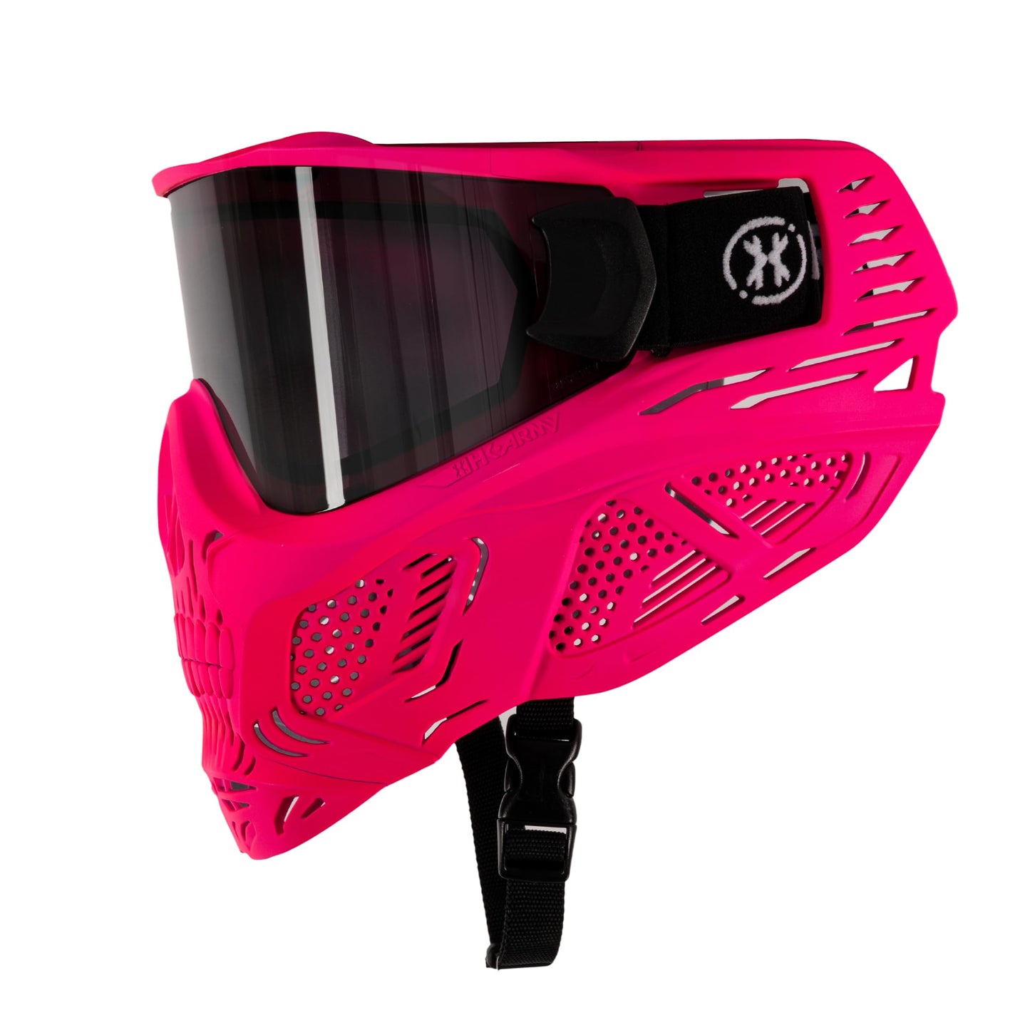 HK Army HSTL Skull Paintball Goggle/Airsoft Mask (Neon Pink, Smoke)