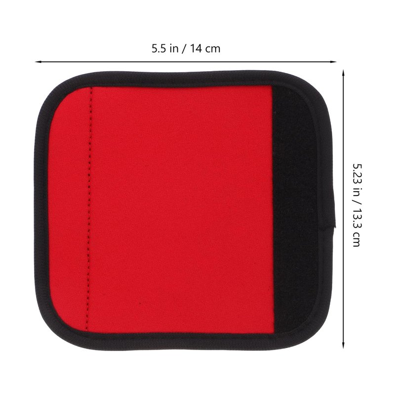 SUPVOX Portable Barbell Pad 2-Pack - Anti-Slip Grip Pads for Horizontal Bars Dumbbells and Barbells - Comfortable Protective Cover for Deadlift and Strength Training - 5.51X5.23X0.59 Inch