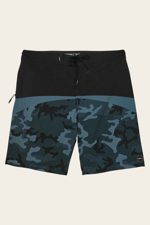 O'NEILL Mens Boardshorts Hyperfreaks 19 Inch Black/Hyperfreak Nomad 30