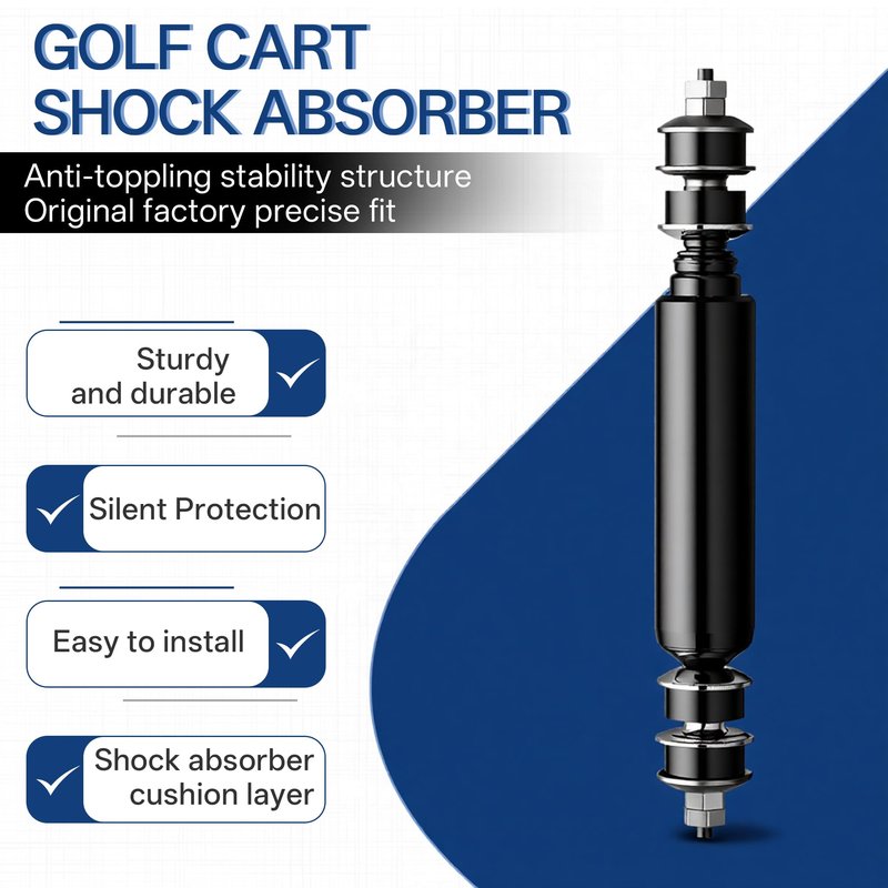 MIXOPOLY Golf Cart Shock Absorbers Kit for Club Car DS/Carryall/Precedent/Onward/Tempo Model 1981-UP, Front Rear Shocks Replaces OEM 1014235 1015813 102588601 1010991 1014236 1013164 102588501 1012183