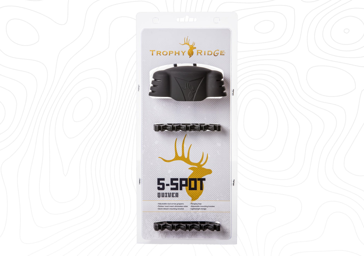 Trophy Ridge 5-Spot Archery Arrow Quiver, Black